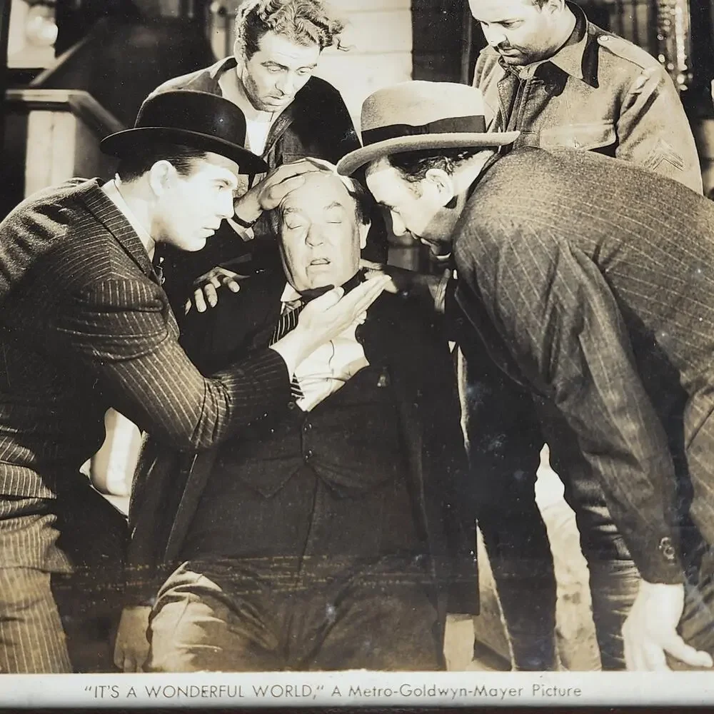 Nat Pendleton GUY KIBBEE MGM IT'S A WONDERFUL WORLD 1939 Photo Made In USA